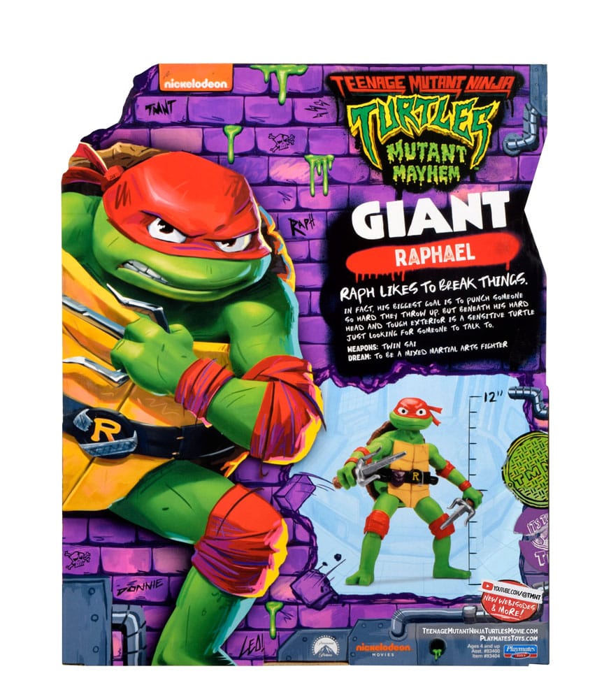 Teenage Mutant Ninja Turtles: Mutant Mayhem Action Figure Giant Raphael 30 cm
