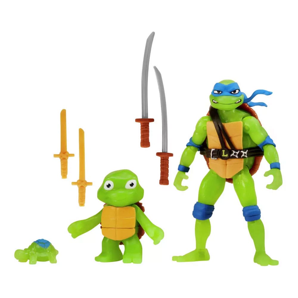Teenage Mutant Ninja Turtles: Mutant Mayhem Action Figure 3-Pack Leonardo Evolution 10 cm