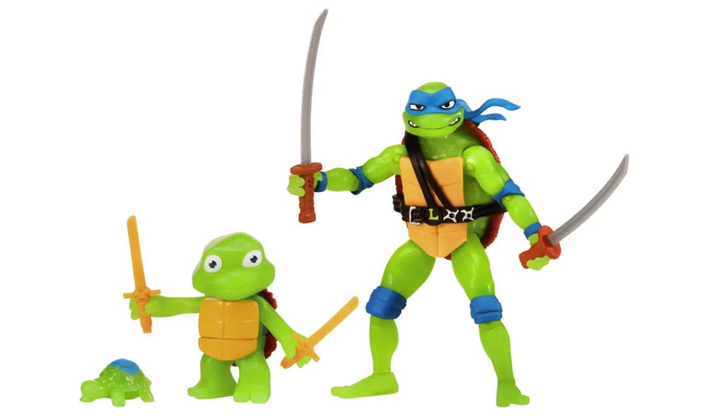 Teenage Mutant Ninja Turtles: Mutant Mayhem Action Figure 3-Pack Leonardo Evolution 10 cm