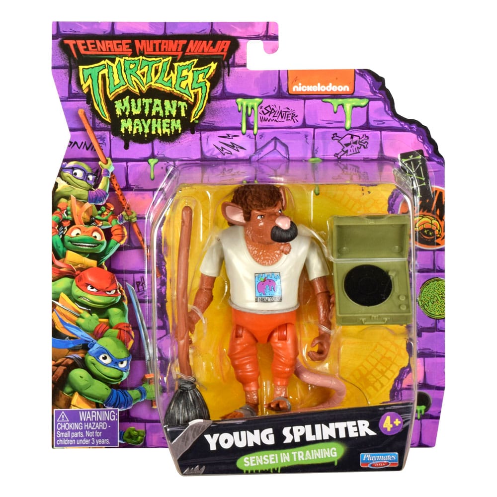 Teenage Mutant Ninja Turtles: Mutant Mayhem Action Figure Young Splinter 11 cm
