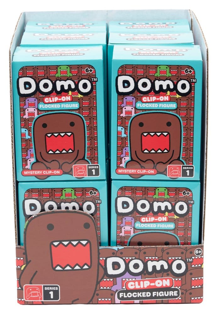 Domo Plastic Figure Flocked 8 cm Blind Bag Display (12)