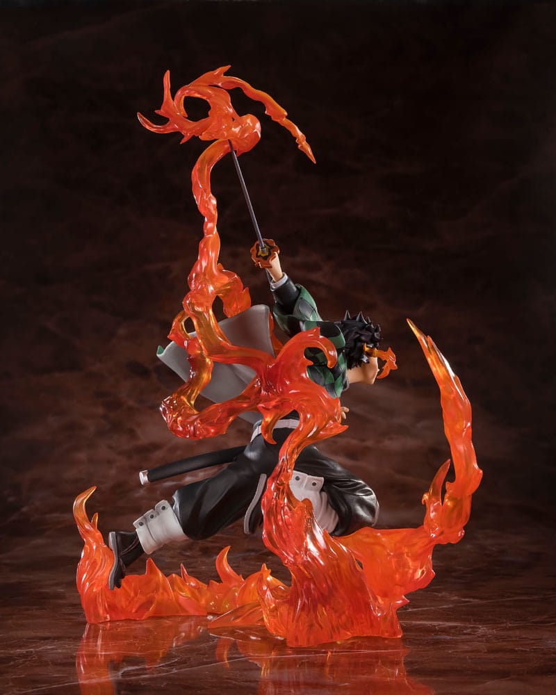 Demon Slayer: Kimetsu no Yaiba FiguartsZERO PVC Statue Kamado Tanjiro (Kyojuro Rengoku's Sword Guard Ver.) 19 cm