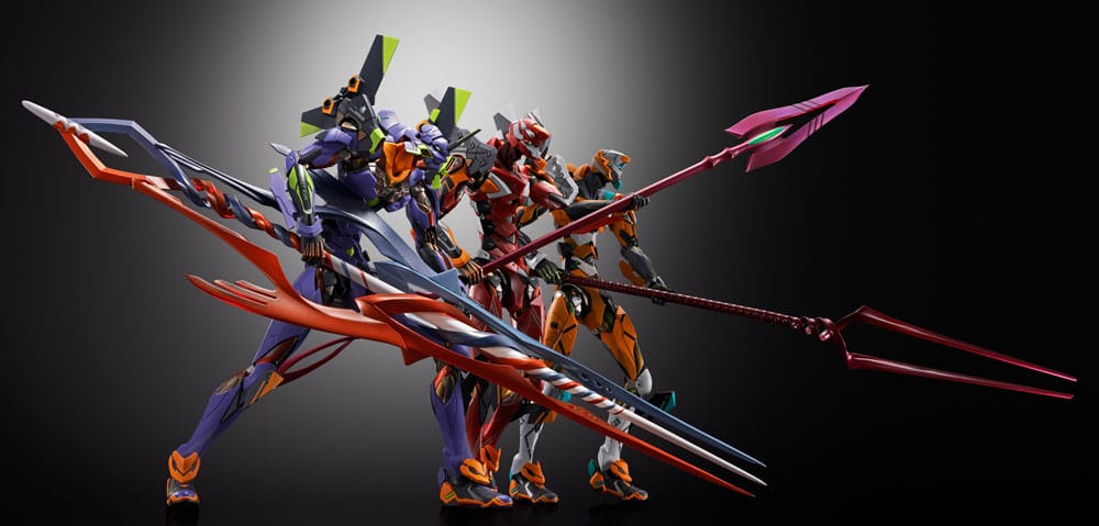Neon Genesis Evangelion Metal Build Action Figure Eva Production Model-02 30th with the Spear of Cassius 22 cm