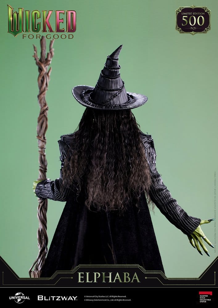Wicked 2: For Good Superb Scale Statue 1/4 Elphaba 56 cm
