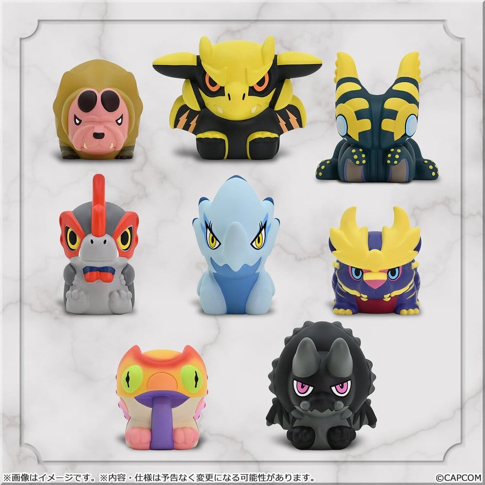 Monster Hunter Capcom Figure Builder Finger Puppets Vol. 3 Blind Box Assortment (8)