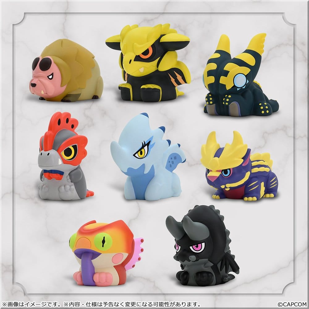 Monster Hunter Capcom Figure Builder Finger Puppets Vol. 3 Blind Box Assortment (8)