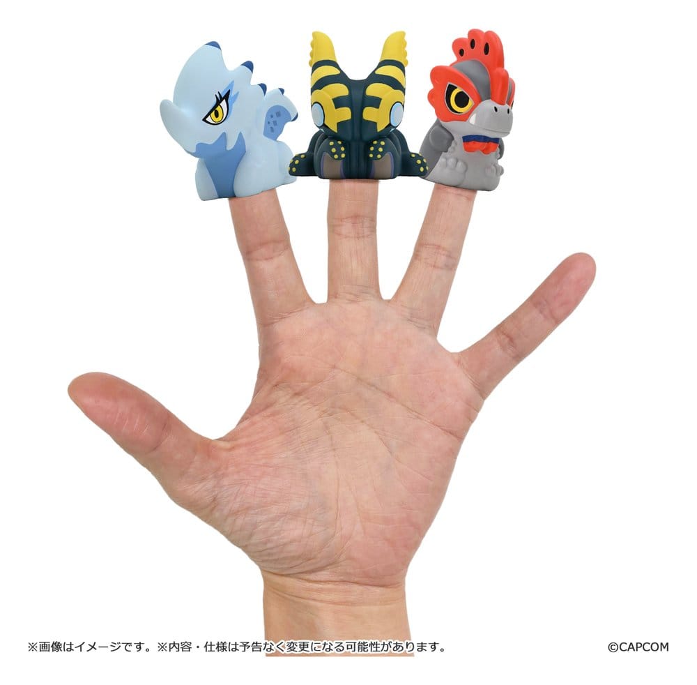 Monster Hunter Capcom Figure Builder Finger Puppets Vol. 3 Blind Box Assortment (8)