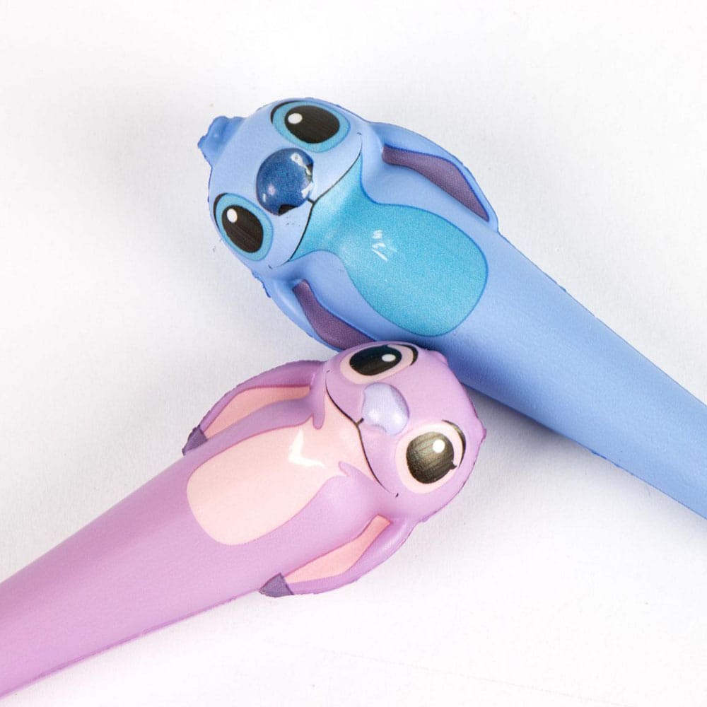 Loli & Stitch Squishy ball pen 2-Pack