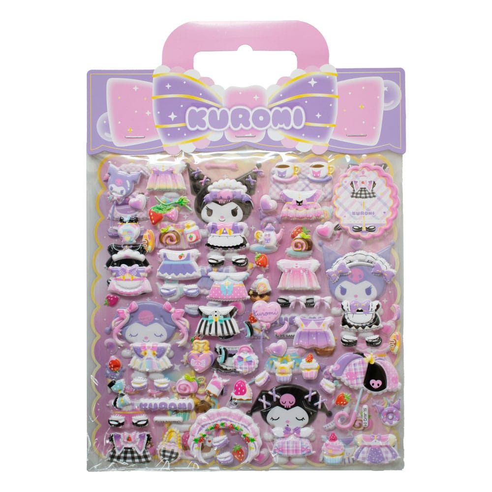 Hello Kitty and Friends Sticker Kuromi Puffy Assortment (10)