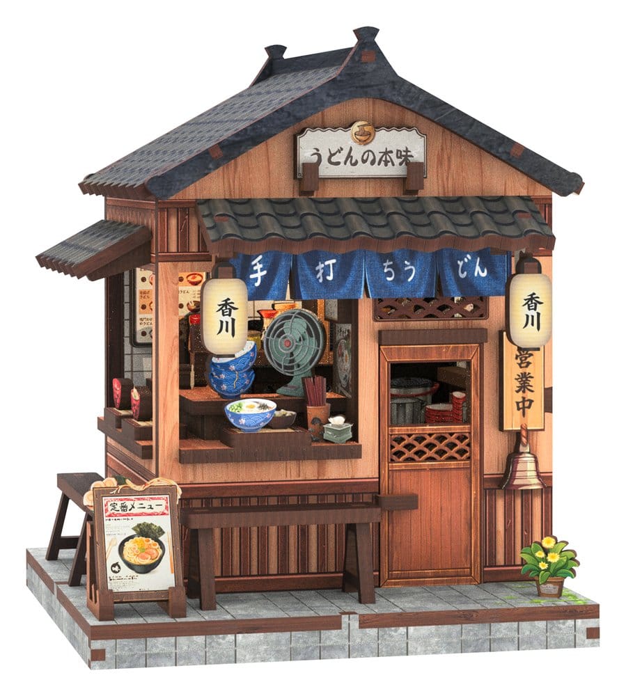 Miniature House Model Kit Kagawa Udon House 11 x 9 cm