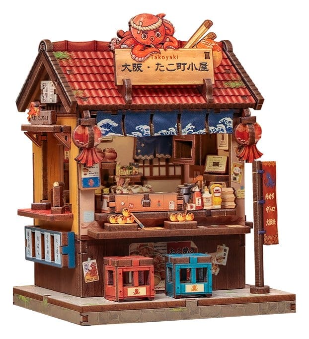 Miniature House Model Kit Osaka Takoyaki 12 x 9 cm