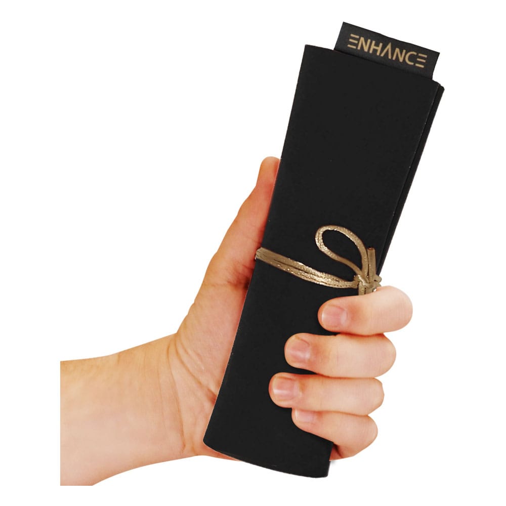 Enhance Tabletop Roll on a Scroll Bag with Dice Black