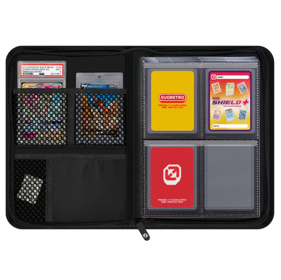 Evoretro Shield+ Topload Cards Binder Compact 96 Karten Black