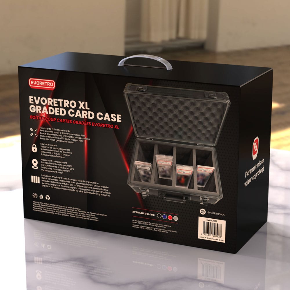 Evoretro Trading Card Suitcase Black XL