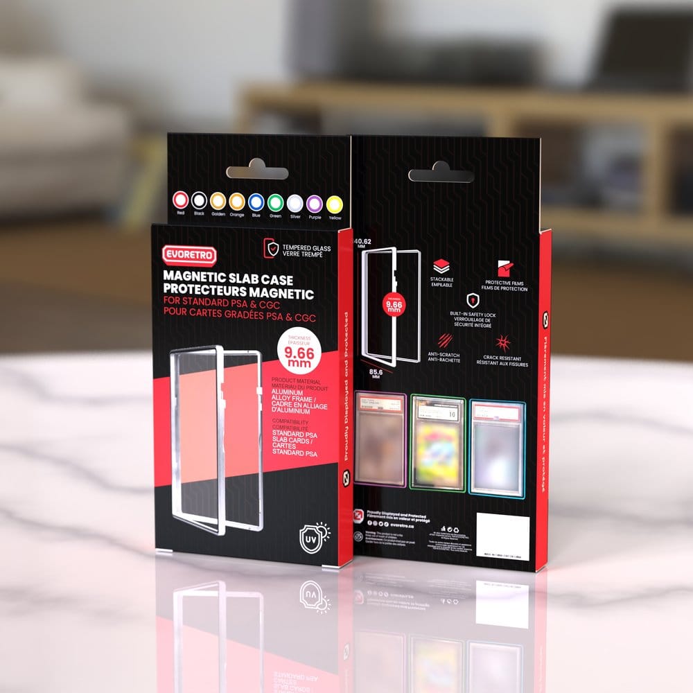 Slab Case Protectors for PSA Graded Cards Red