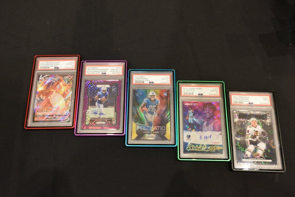 Slab Case Protectors for PSA Graded Cards Red