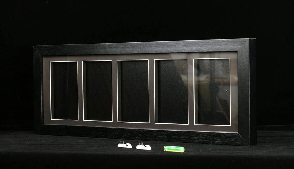 Evoretro Graded Card Display Frame for 5 PSA Graded Cards