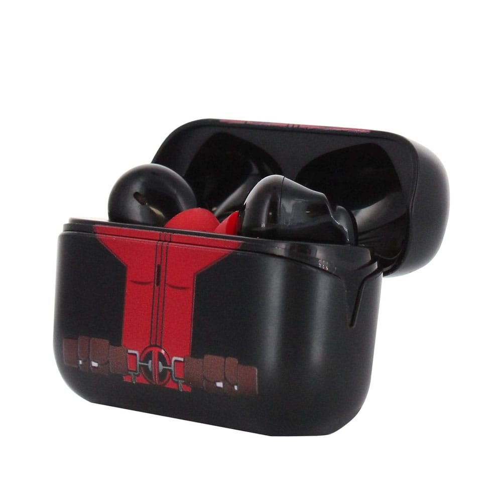 Marvel Holdems Mini Holder & Wireless Headphones Deadpool with TWS Buds Pro 10 cm