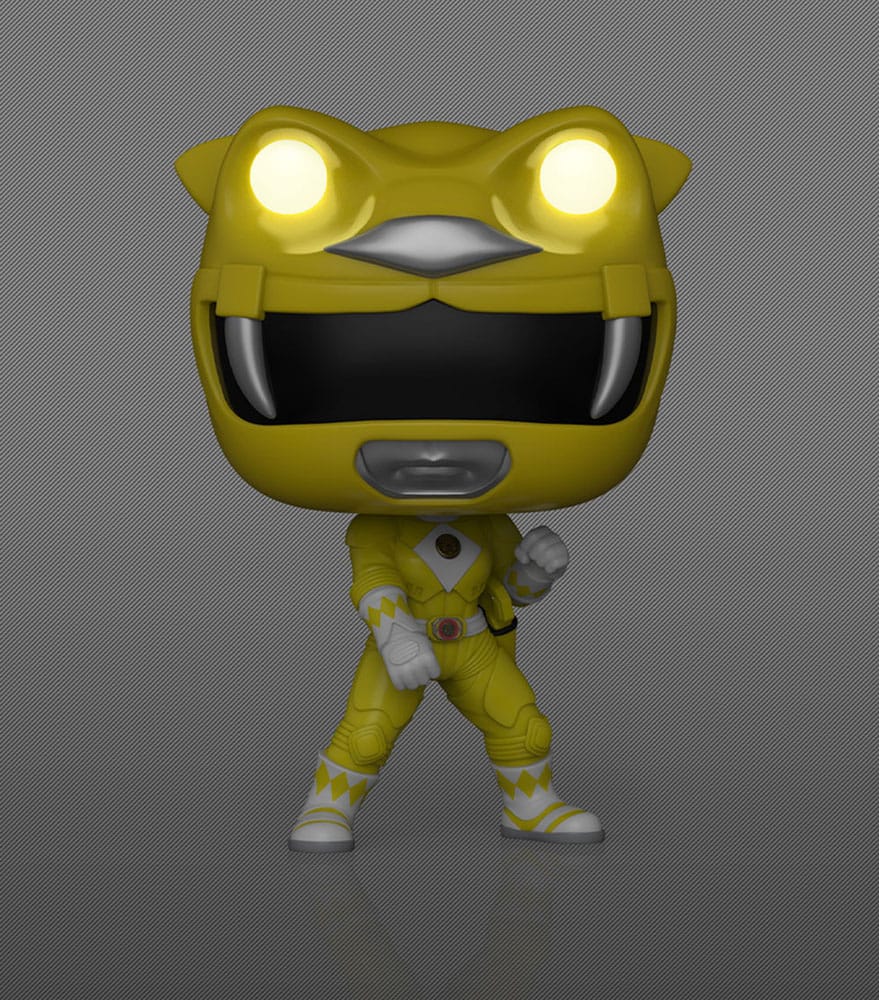 Mighty Morphin Power Rangers: The Movie POP! Movies Vinyl Figures Yellow Ranger (GITD) 9 cm