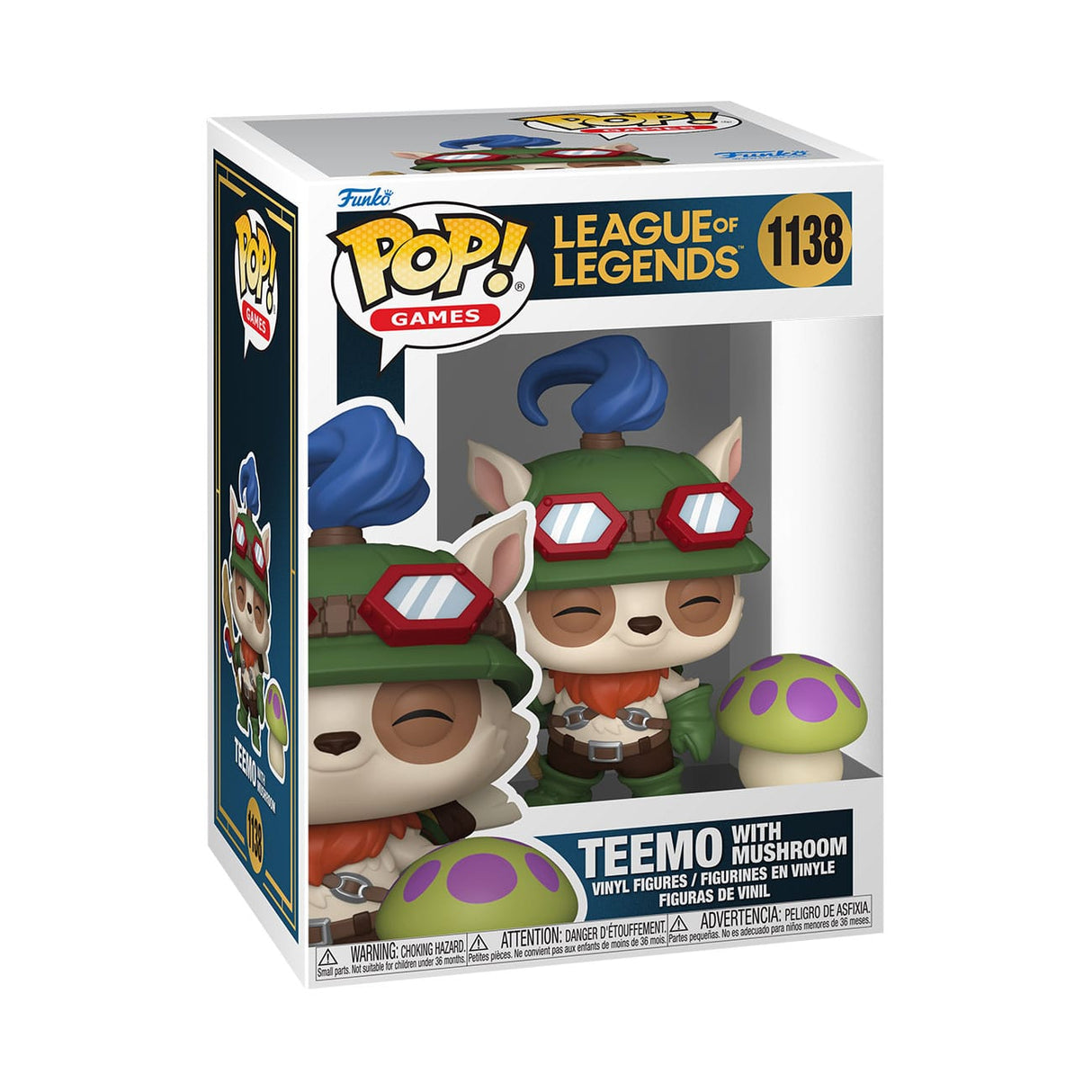 League of Legends POP!&Buddy Games Vinyl Figure Teemo w/Shroom 9 cm
