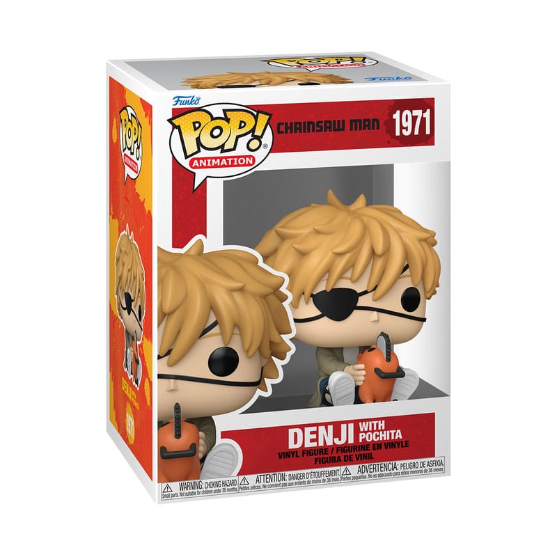 Chainsaw Man POP! Games Vinyl Figure Denji & Pochita 9 cm