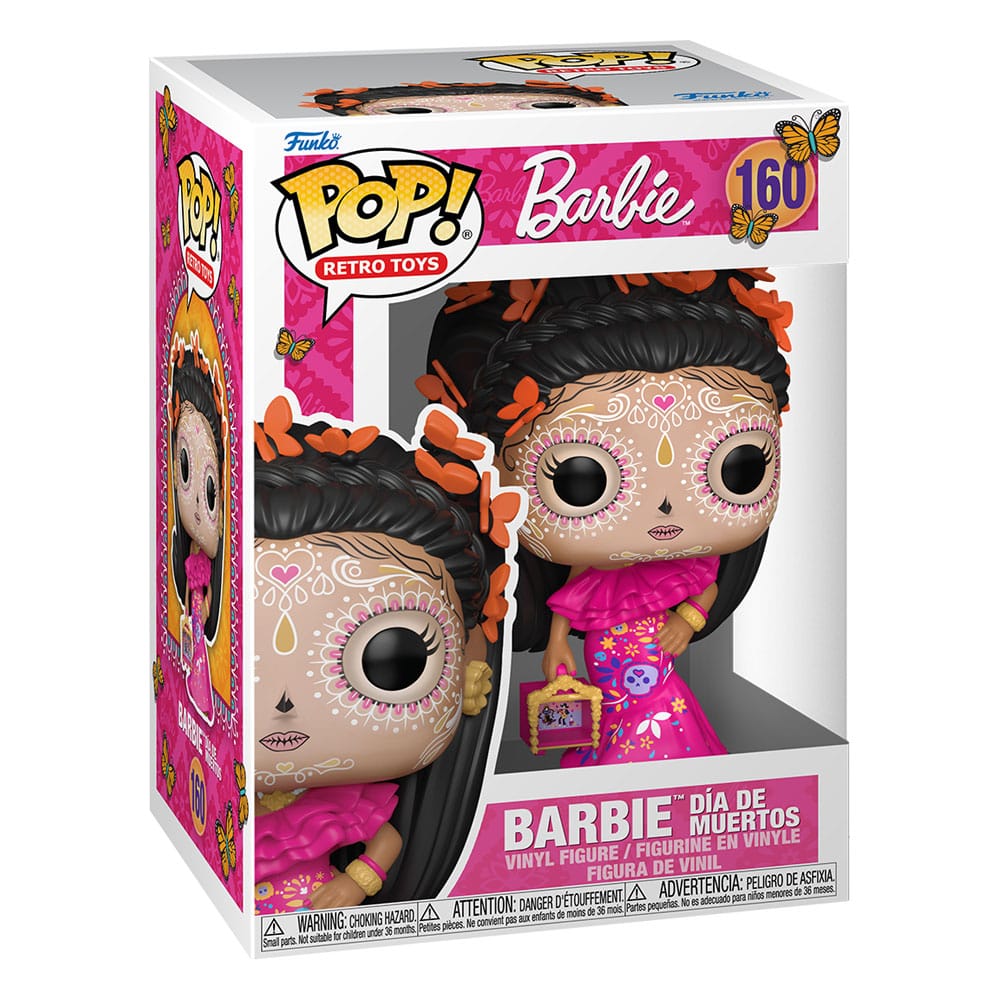 Barbie POP! Retro Toys Vinyl Figure Barbie Dia de los Muertos 9 cm