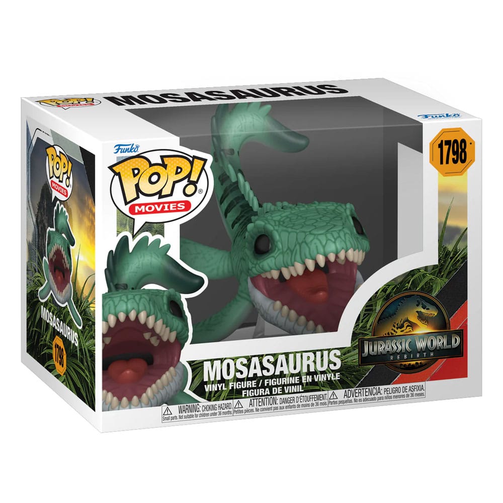 Jurassic World Rebirth POP! Movies Vinyl Figure Mosasaurus 9 cm