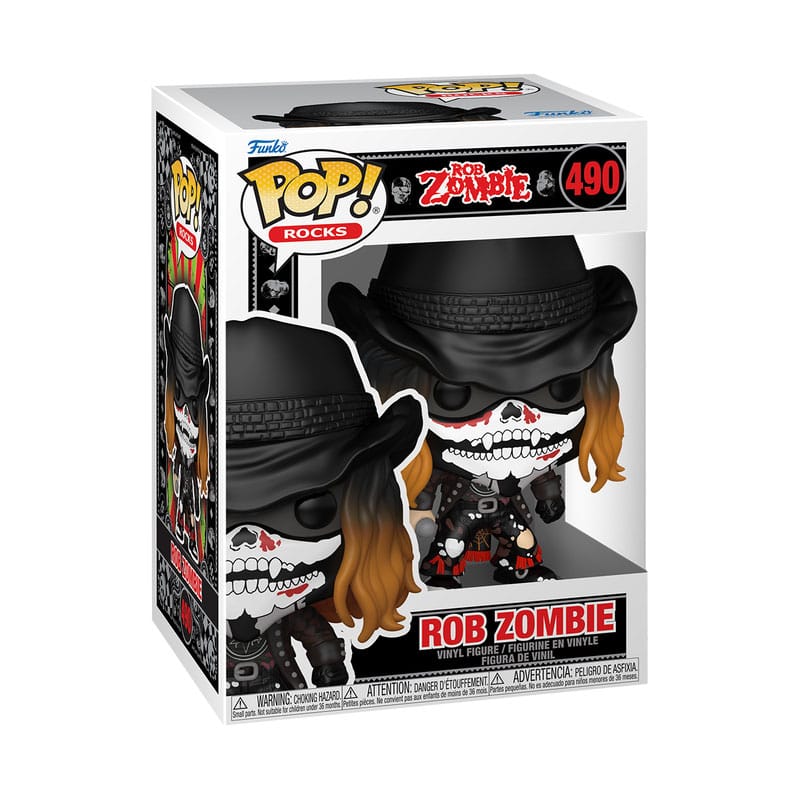Rob Zombie POP! Rocks Vinyl Figure Rob Zombie w/Bandana 9 cm