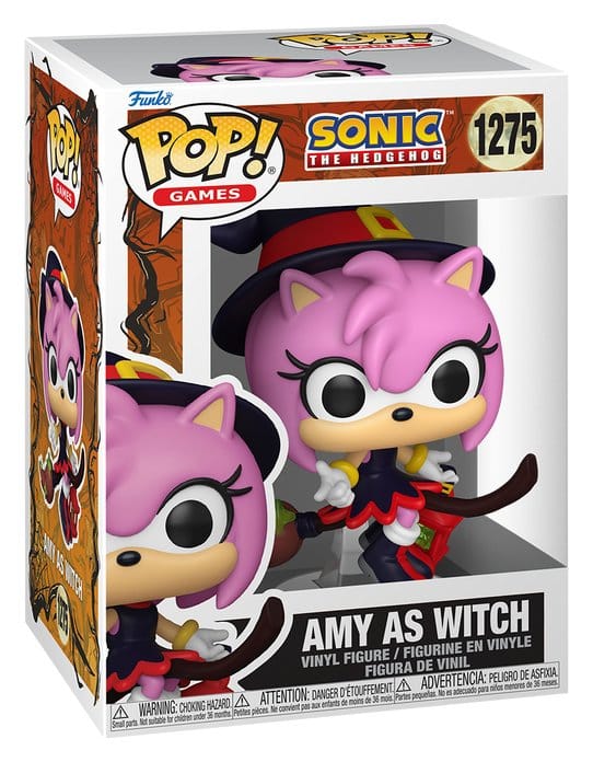Sonic the Hedgehog POP! Games Vinyl Figure Amy on Broom 9 cm
