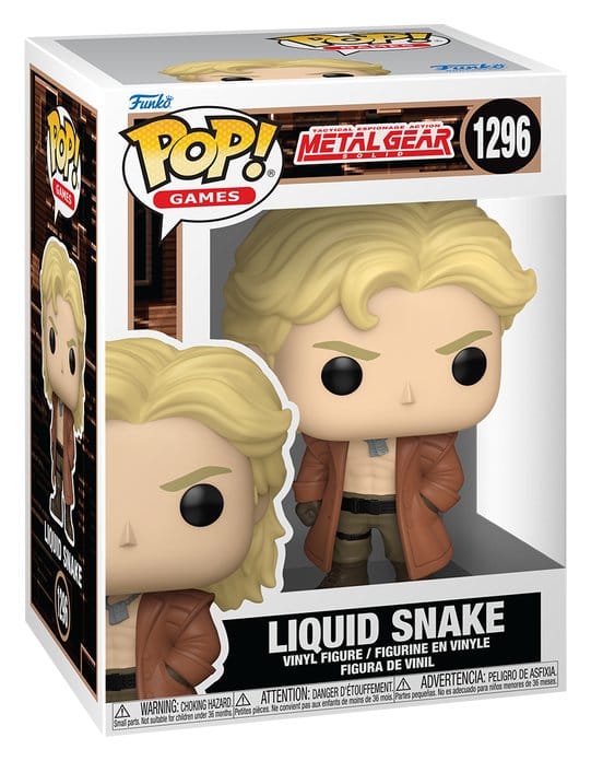 Metal Gear Solid POP! Games Vinyl Figure Liquid Snake 9 cm