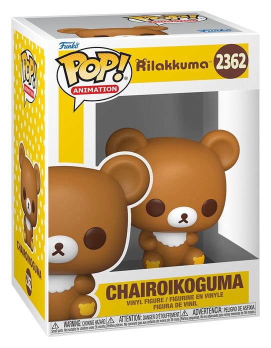 Rilakkuma POP! Animation Vinyl Figure Chairoikoguma 9 cm