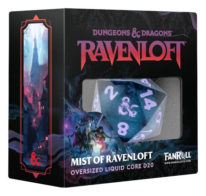 Dungeons & Dragons Mists of Ravenloft Dice Oversized Liquid Core d20