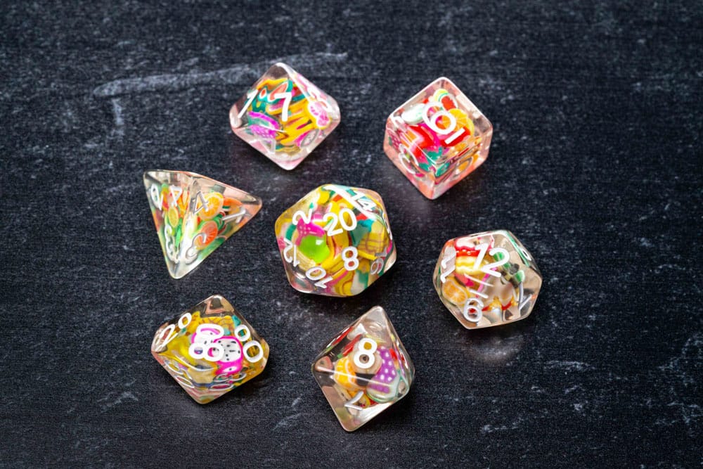 FanRoll Dice Set Fruit (7)