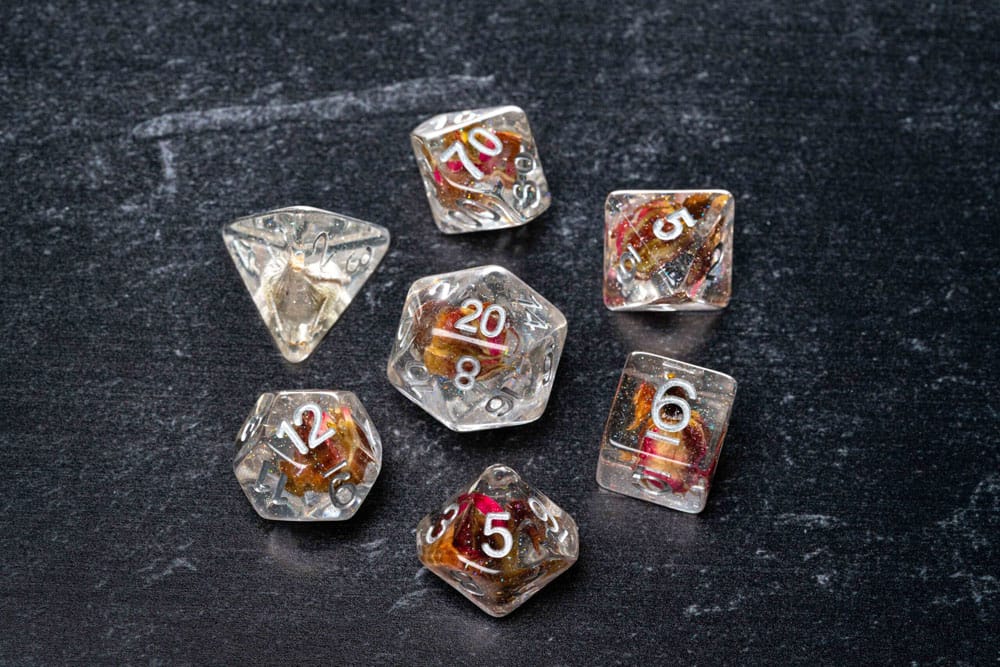 FanRoll Dice Set Rose (7)