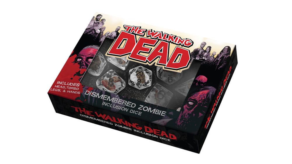 The Walking Dead Dice Set Dismembered Zombie