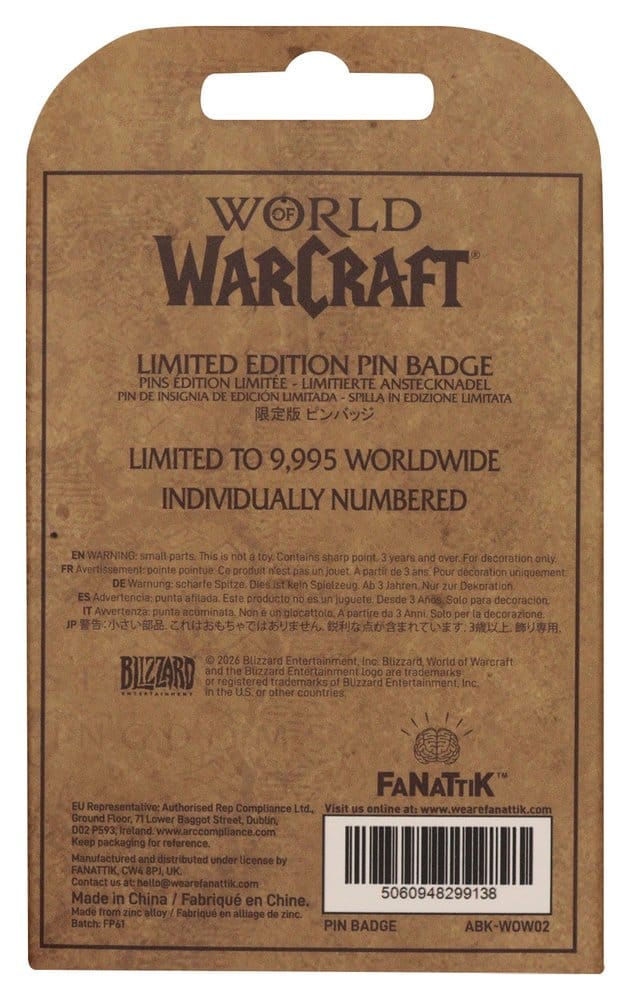 World of Warcraft Pin Badge Pepe Limited Edition