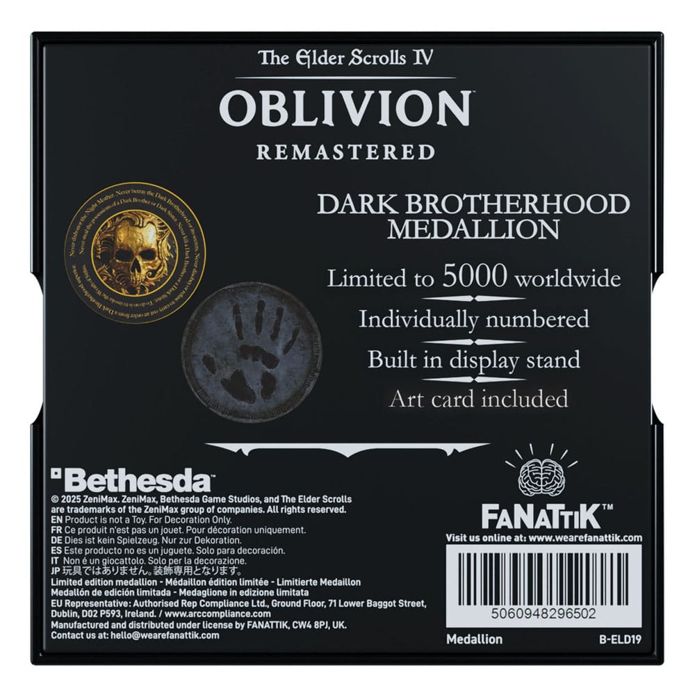 The Elder Scrolls IV: Oblivion Medallion Dark Brotherhood