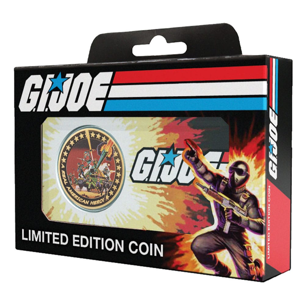 G.I. Joe Collectable Coin A Real American Hero 60th Anniversary 24k Gold Plated Limited Edition