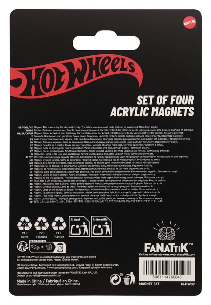 Hot Wheels Magnet Set Location