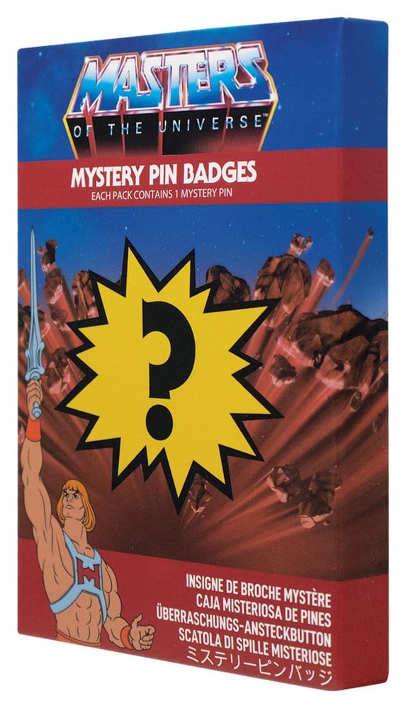 Masters of the Universe Mystery Pin Badges Blind Box Display (12)