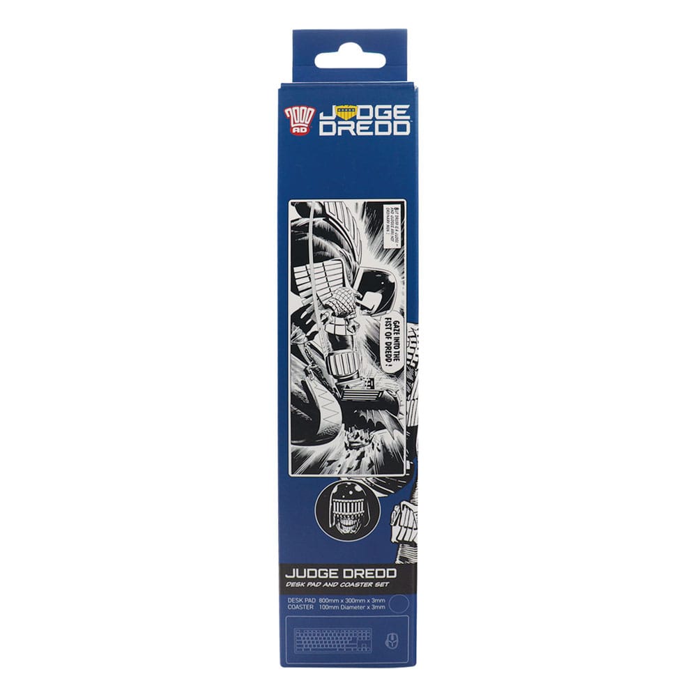 2000 AD Desk Pad & Coaster Set Judge Dredd