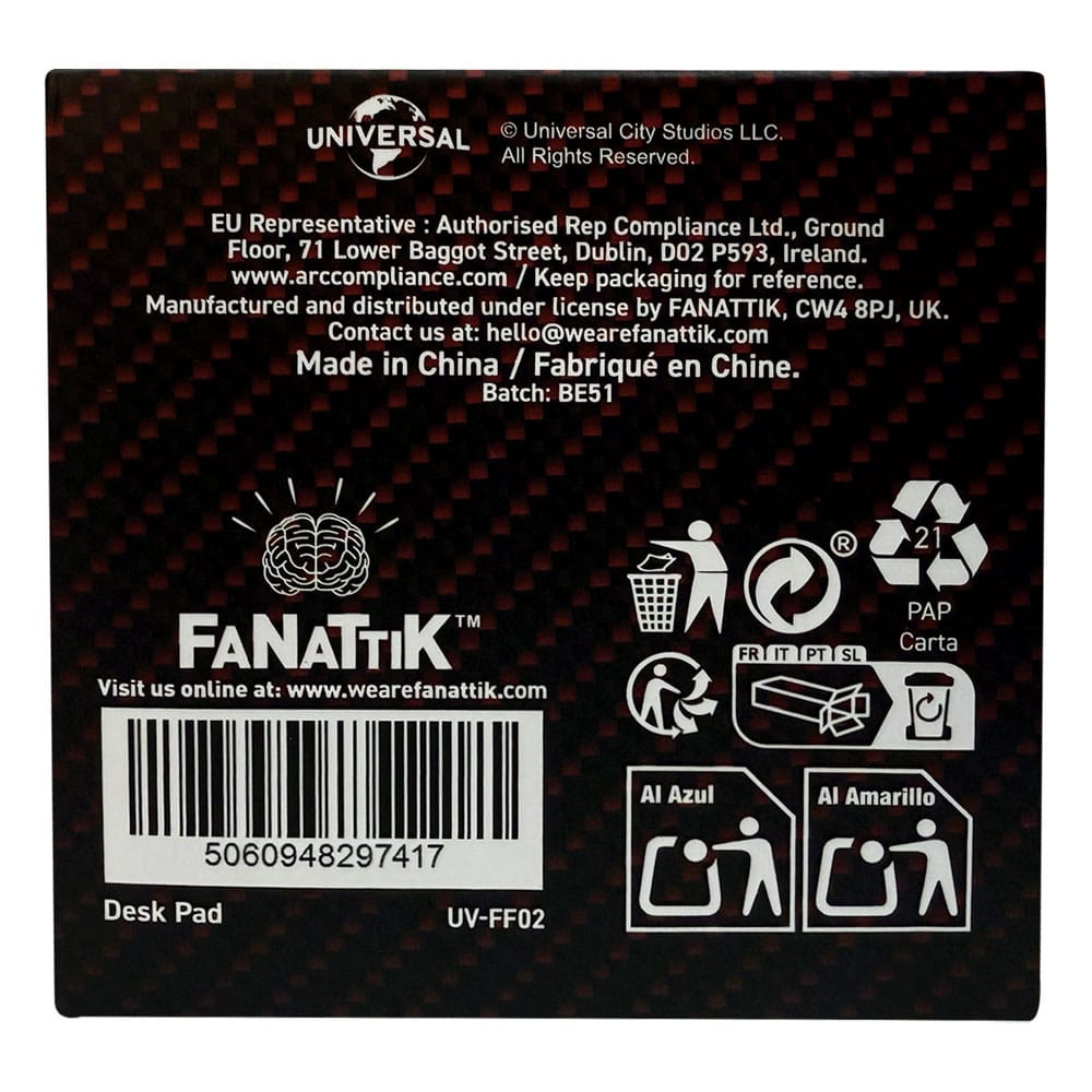 Fast & Furious Desk Pad & Coaster Set