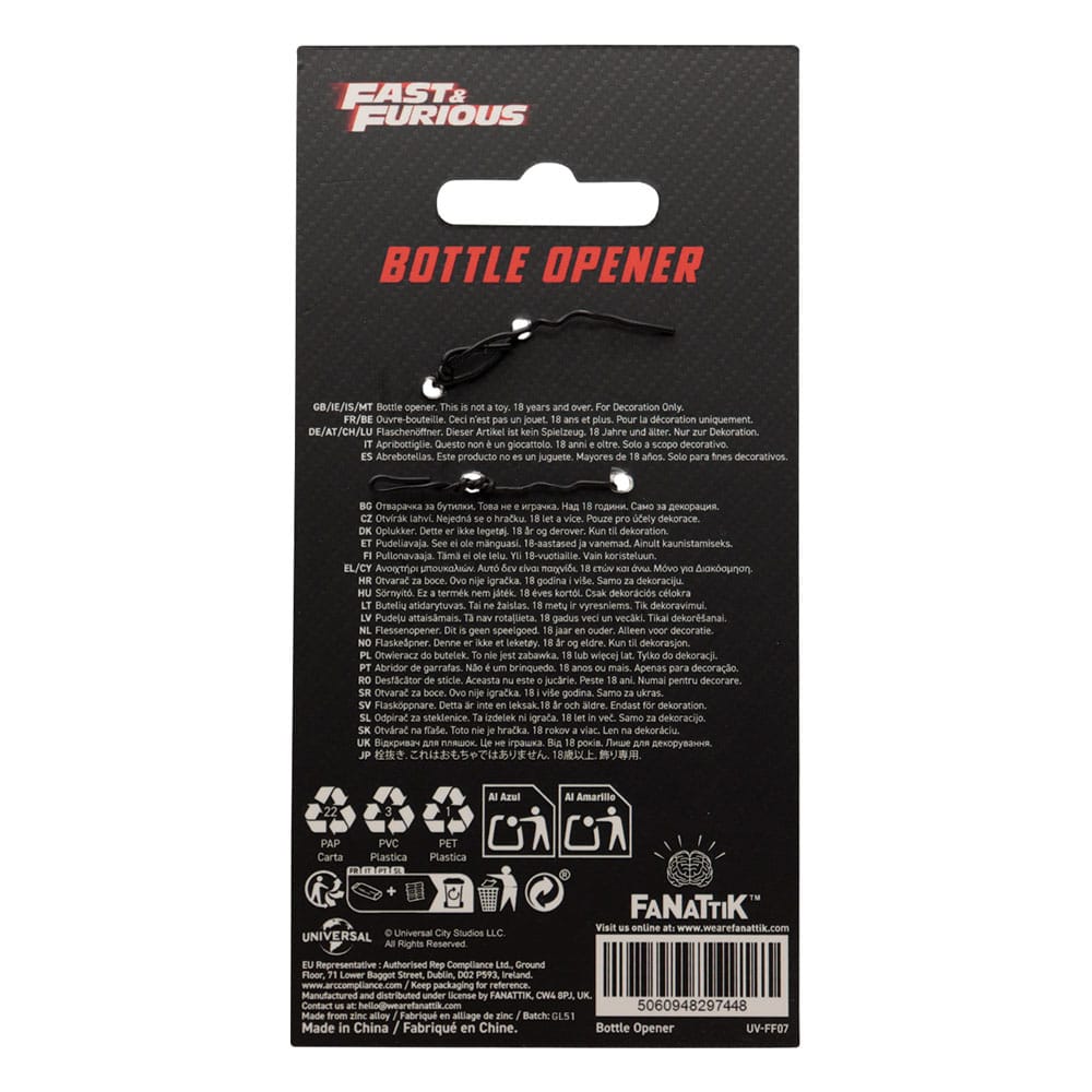 Fast & Furious Bottle Opener Wrench