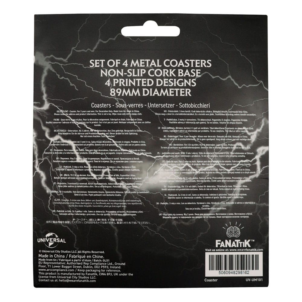 Universal Monsters Coaster 4-Pack