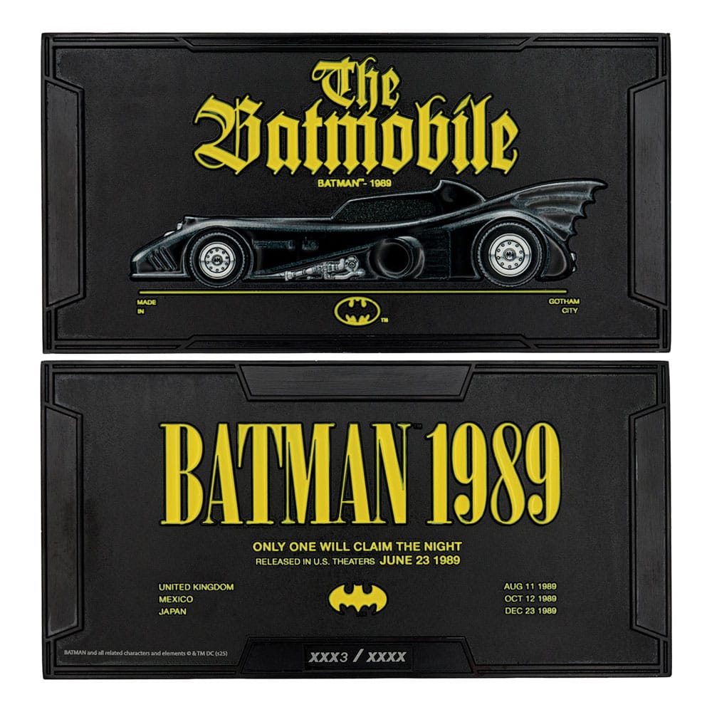 DC Comics Ingot Batman Batmobile XL Limited Edition
