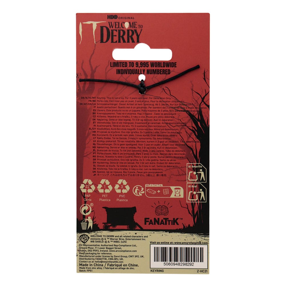 It Keychain Welcome to Derry The Losers Limited Edition