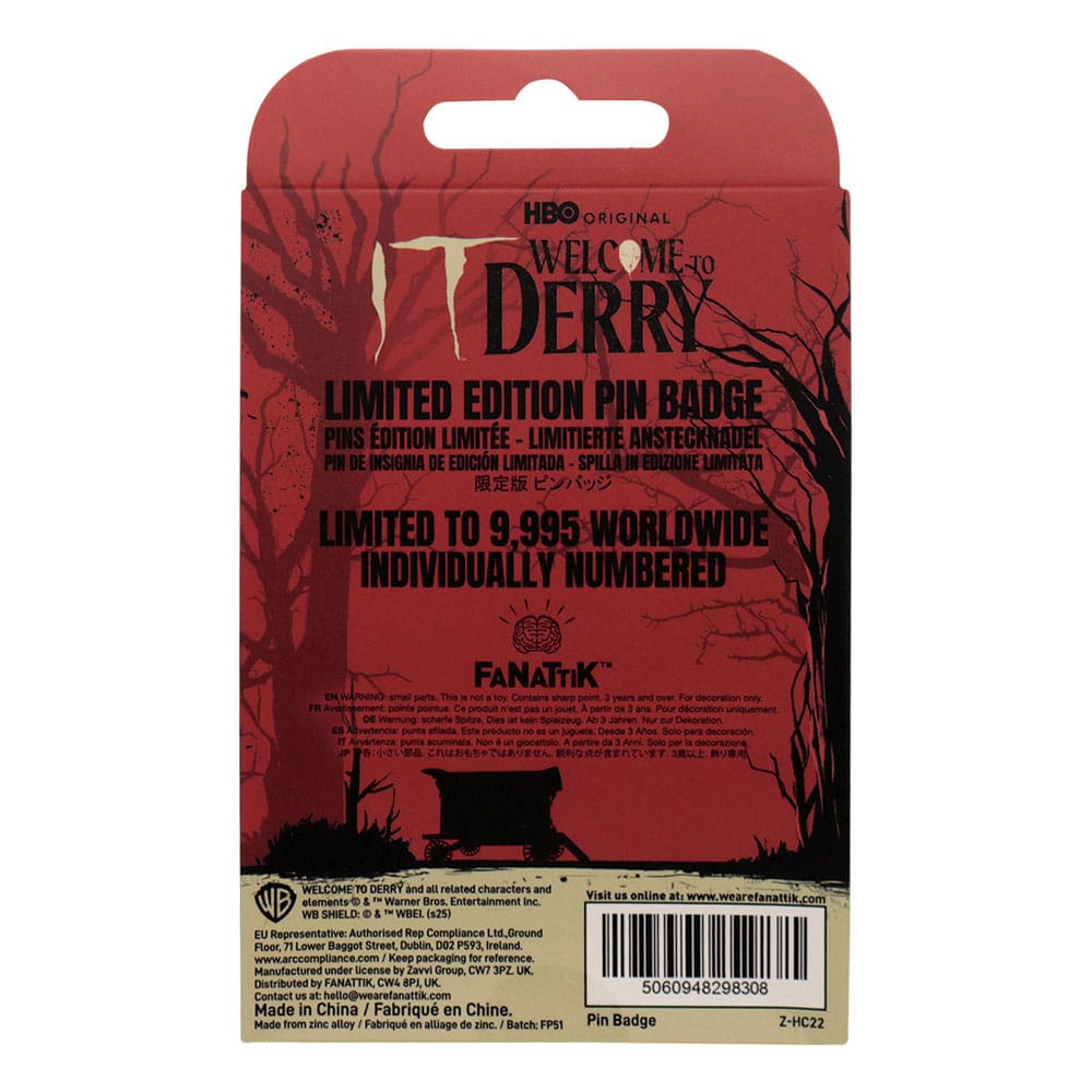 It Pin Badge IT: Welcome to Derry DAFB Limited Edition