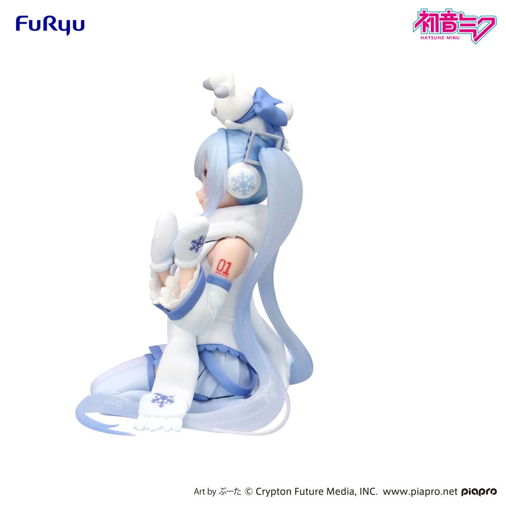 Hatsune Miku Noodle Stopper PVC Statue Snow Miku Sky Town 10th Ver. 10 cm