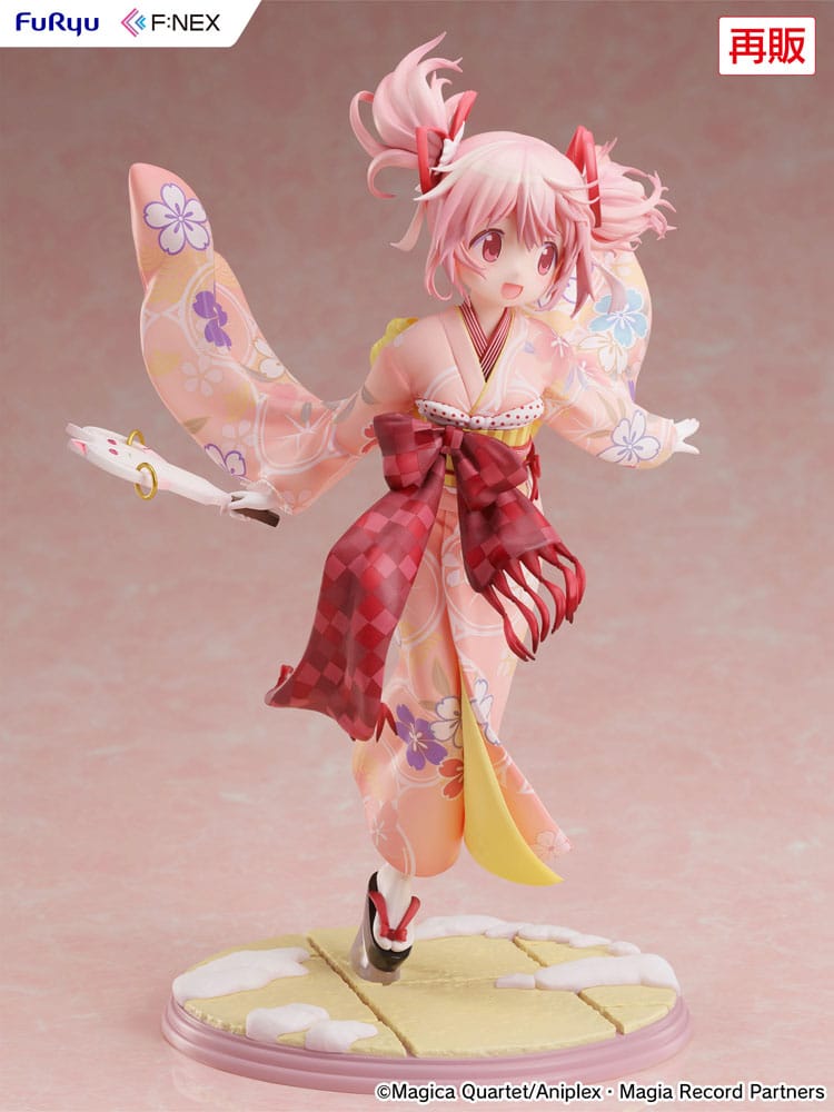 Puella Magi Madoka Magica Side Story Magia Record PVC Statue 1/7 Madoka Kaname Kimono Ver. 22 cm