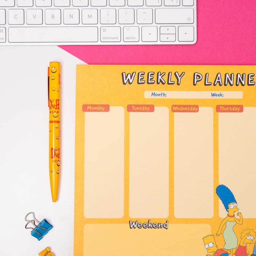 The Simpsons Weekly Planner A4
